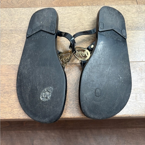 Michael Kors Black Jelly Sandals - Picture 4 of 5